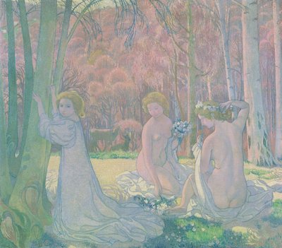 Figure in un paesaggio primaverile, 1897 da Maurice Denis